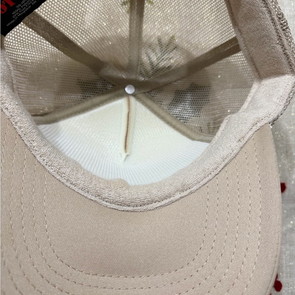 Vintage OTTO Michigan Wolverines Game Day Patches One Size Beige MeshTrucker Hat - Picture 8 of 12